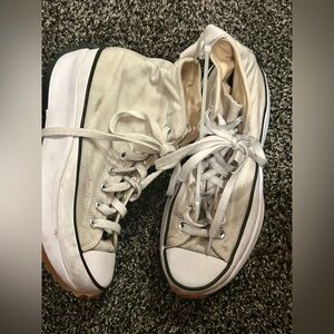 Converse Run star white Platform Shoes size 7 M 8.5 W unisex